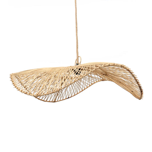 Hatten Lampe Vedhæng - Naturlig - L