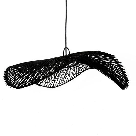 Hatten Lampe Vedhæng - Sort - L