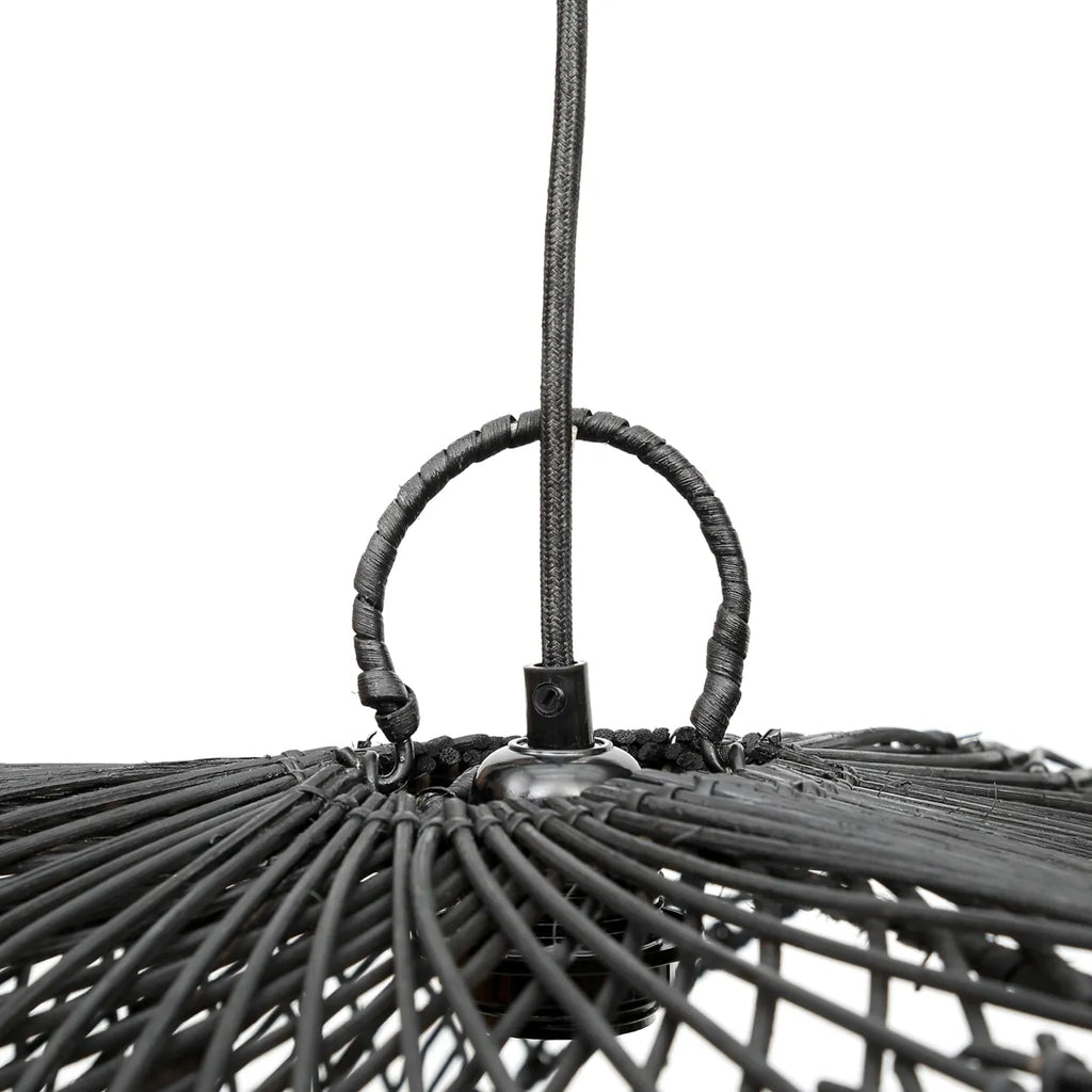 Hatten Lampe Vedhæng - Sort - L
