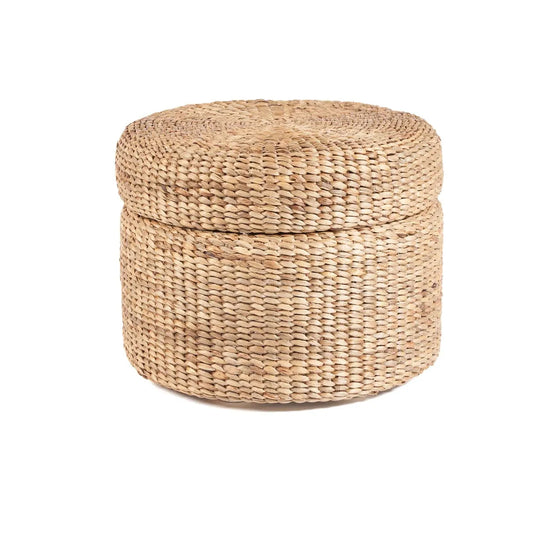 Cirkel Opbevaringspuff - Naturlig