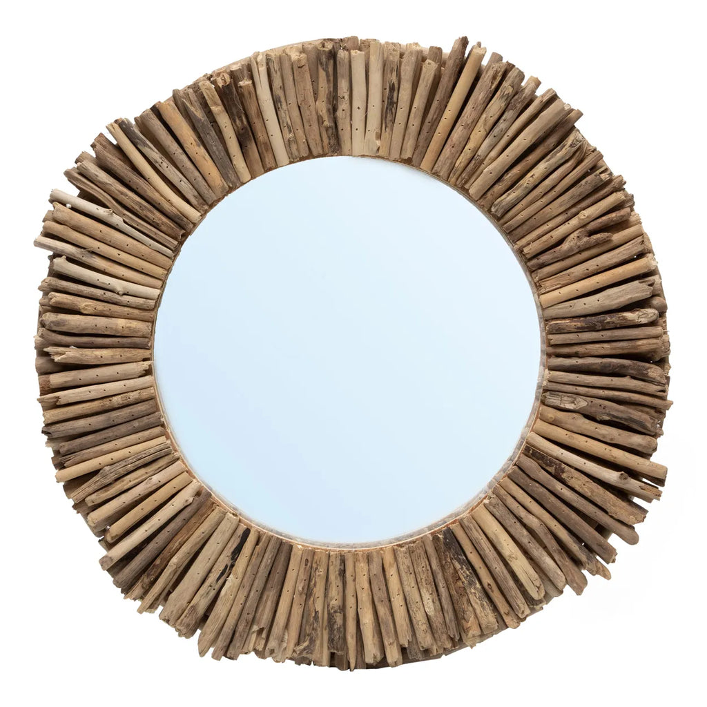 Drivtømmer Halo Spejl - Naturlig - M