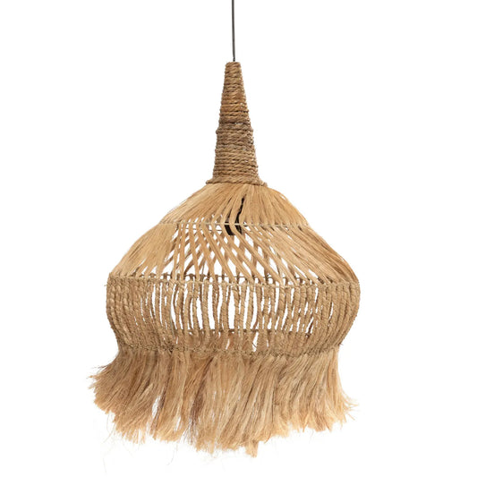 Hippy Tipi Lampe Vedhæng - Naturlig - L
