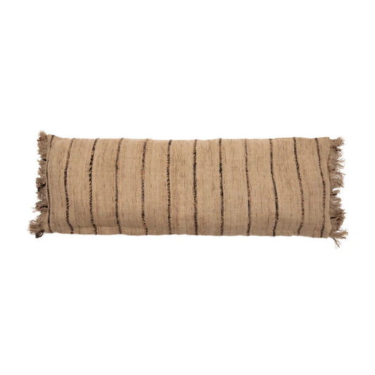 Oh My Gee Pudebetræk - Beige Sort - 35x100cm
