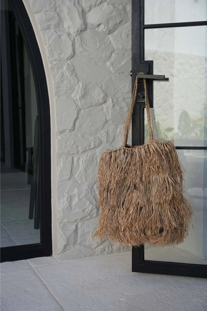 Raffia Bahamas Taske - Naturlig