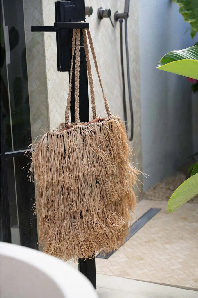 Raffia Bahamas Taske - Naturlig