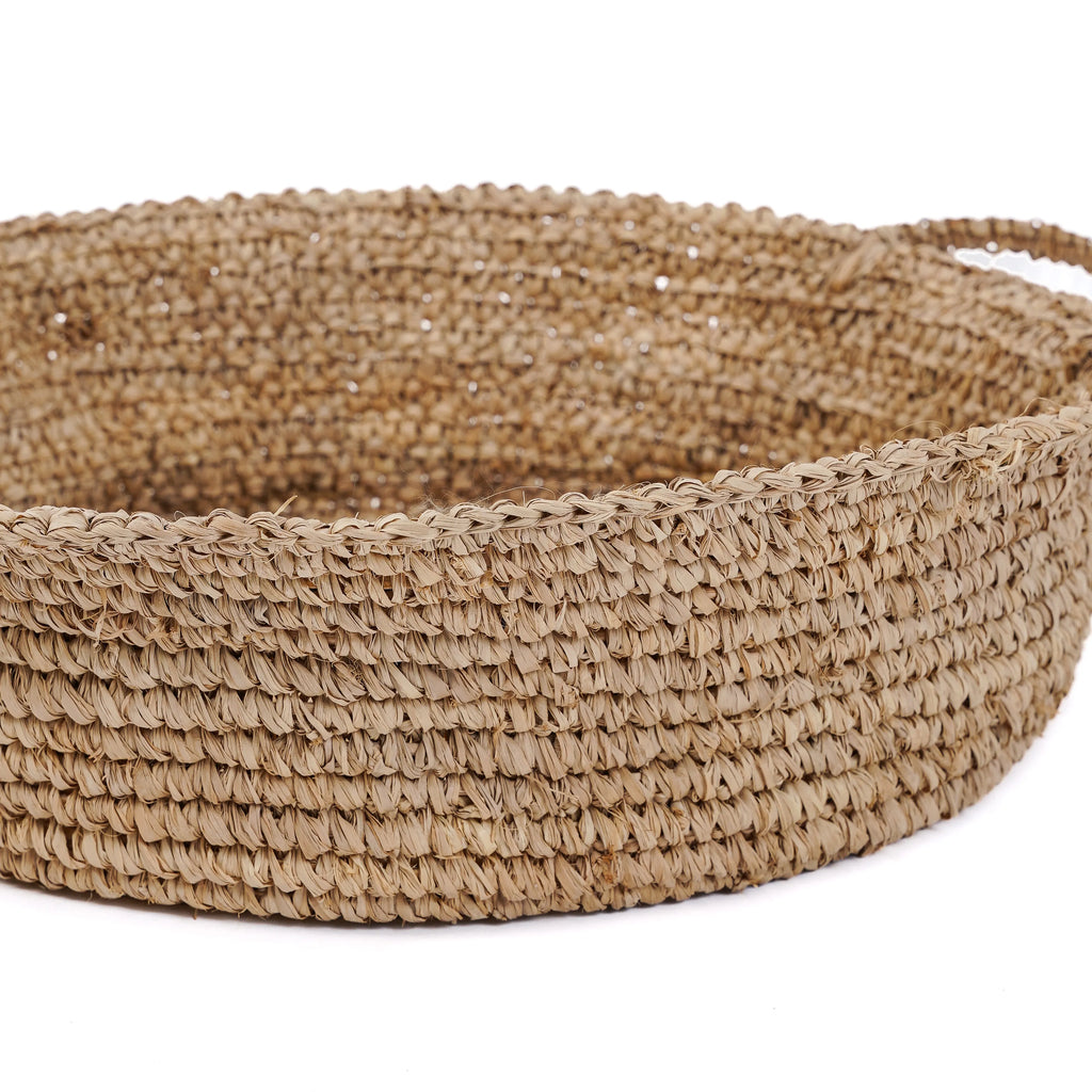 Raffia Kurvebakker - Naturlig - L