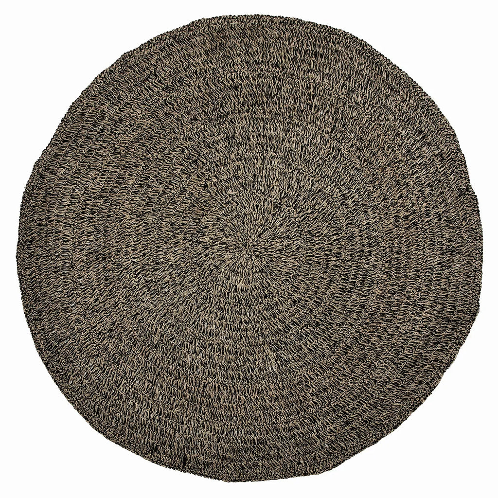 Søgræs Tæppe - Naturlig Sort - 200cm