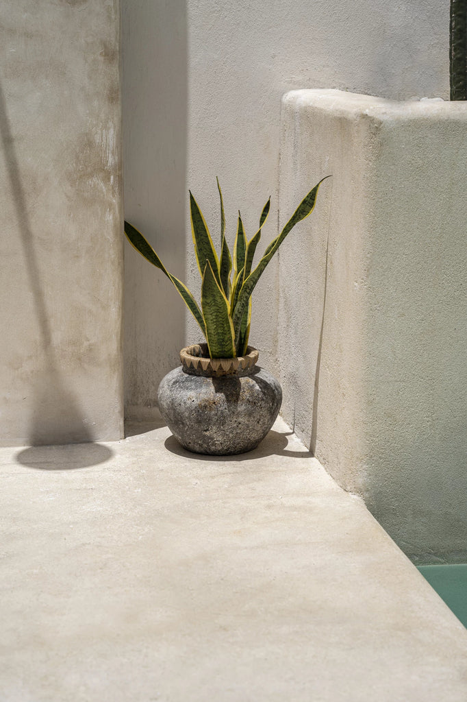 Madrid Vase - antikgrå - L