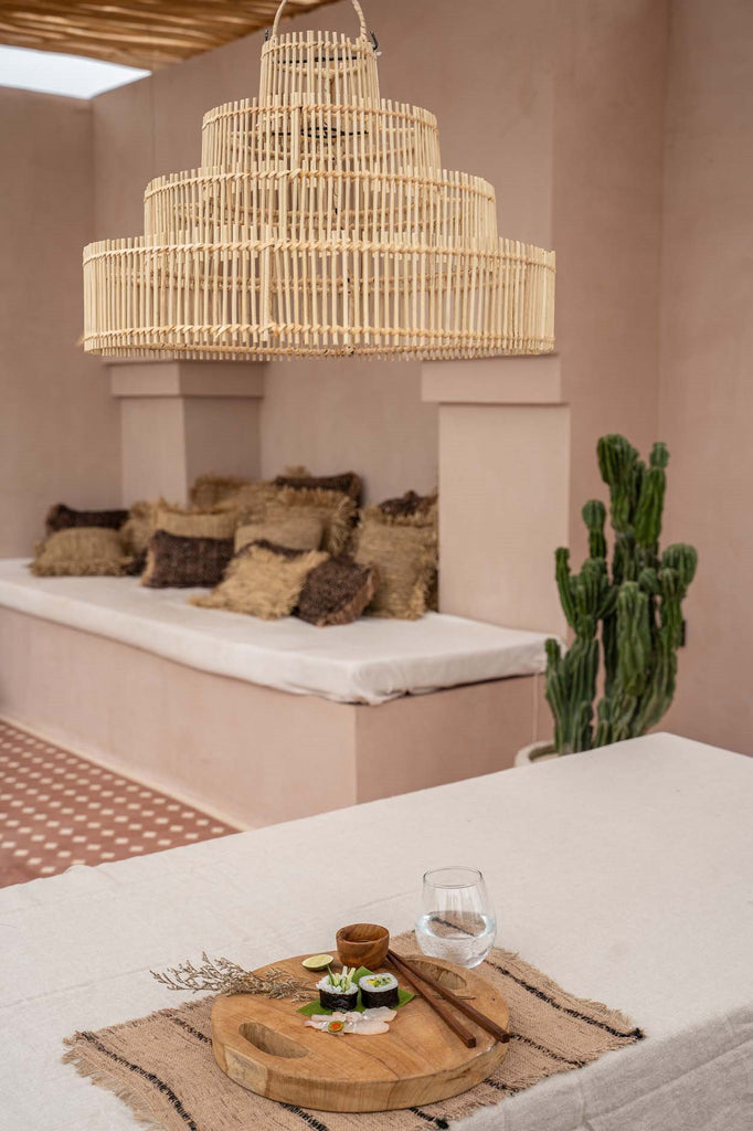 Bryllupskage Lampe Vedhæng - Naturlig - M