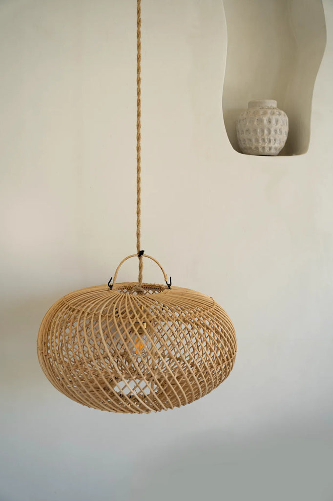 Helt Lampe Vedhæng - Naturlig - S