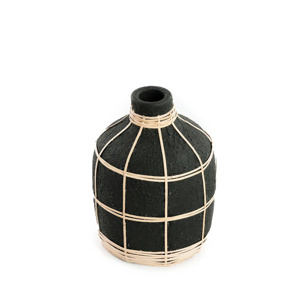 Whoopy Vase - Sort Natur - S