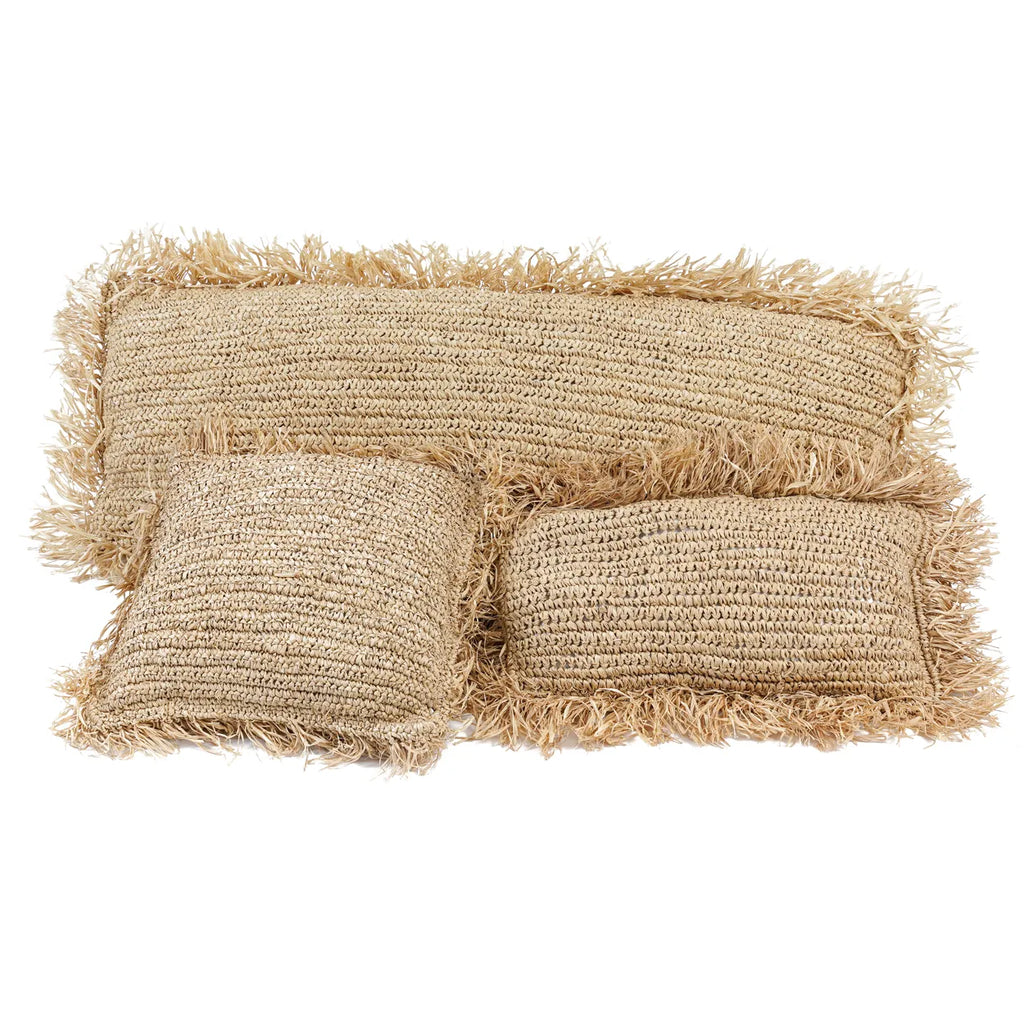 Raffia Pudebetræk Rektangulær - Naturlig - 35x100cm