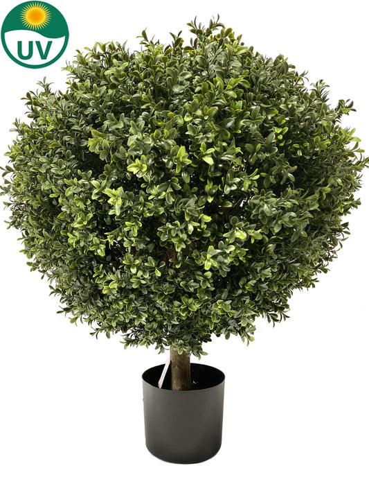 Kunstig Buxus på stamme med en diameter på 60 cm UV