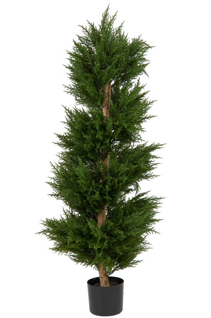 Kunstig Thuja Spiral Deluxe UV 120cm