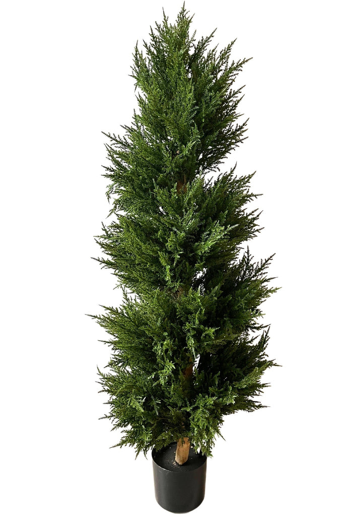 Kunstig Thuja Spiral Deluxe UV 120cm