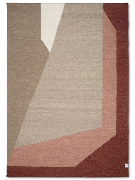 Niveauer Tæppe 170x230cm - Koraller