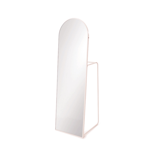 Spejl - Pass Mirror+Tøjstativ - Metal - Sand - 45x43x150cm