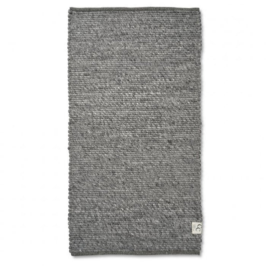 Løber Merino Tæppe 80x150cm - Granit