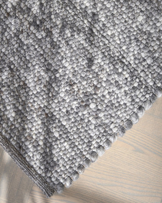 Løber Merino Tæppe 80x150cm - Grå