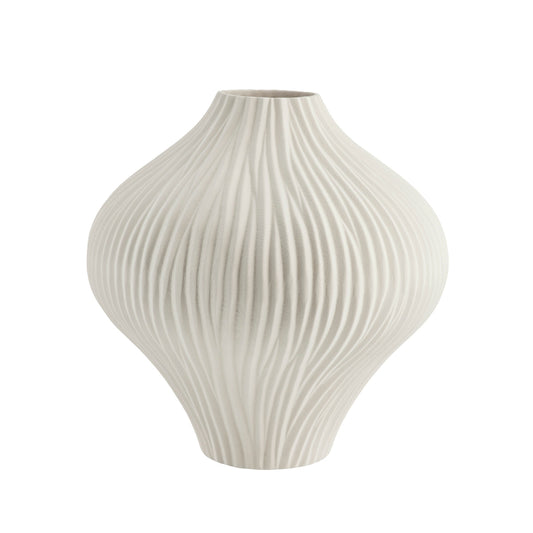 Esmia dekoration vase H34,5 cm. hvid