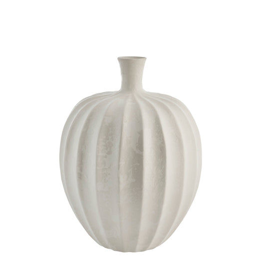 Esme dekoration vase H42 cm. hvid