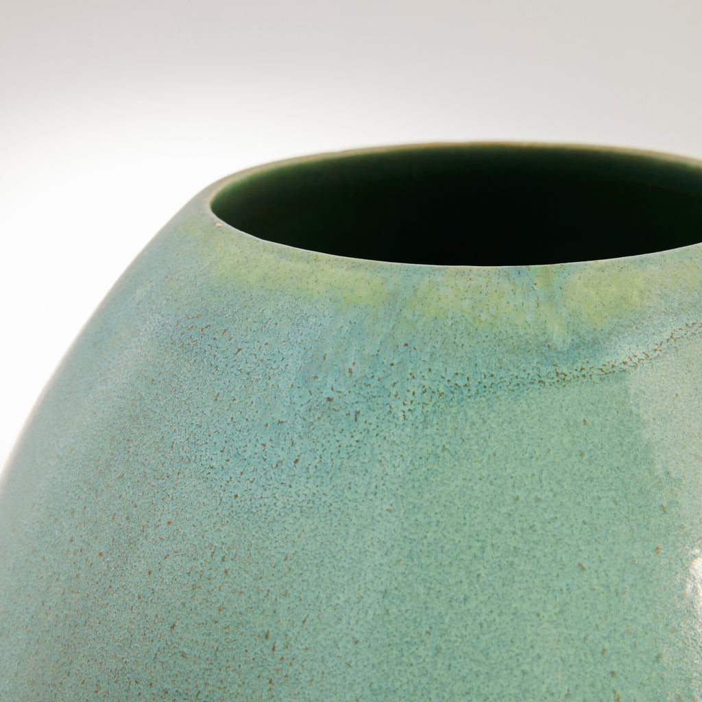 Eslia dekorationsvase H20 cm. mørk mint