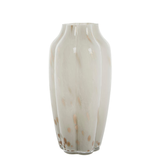 Mara vase 15x15 cm. sølvgrå