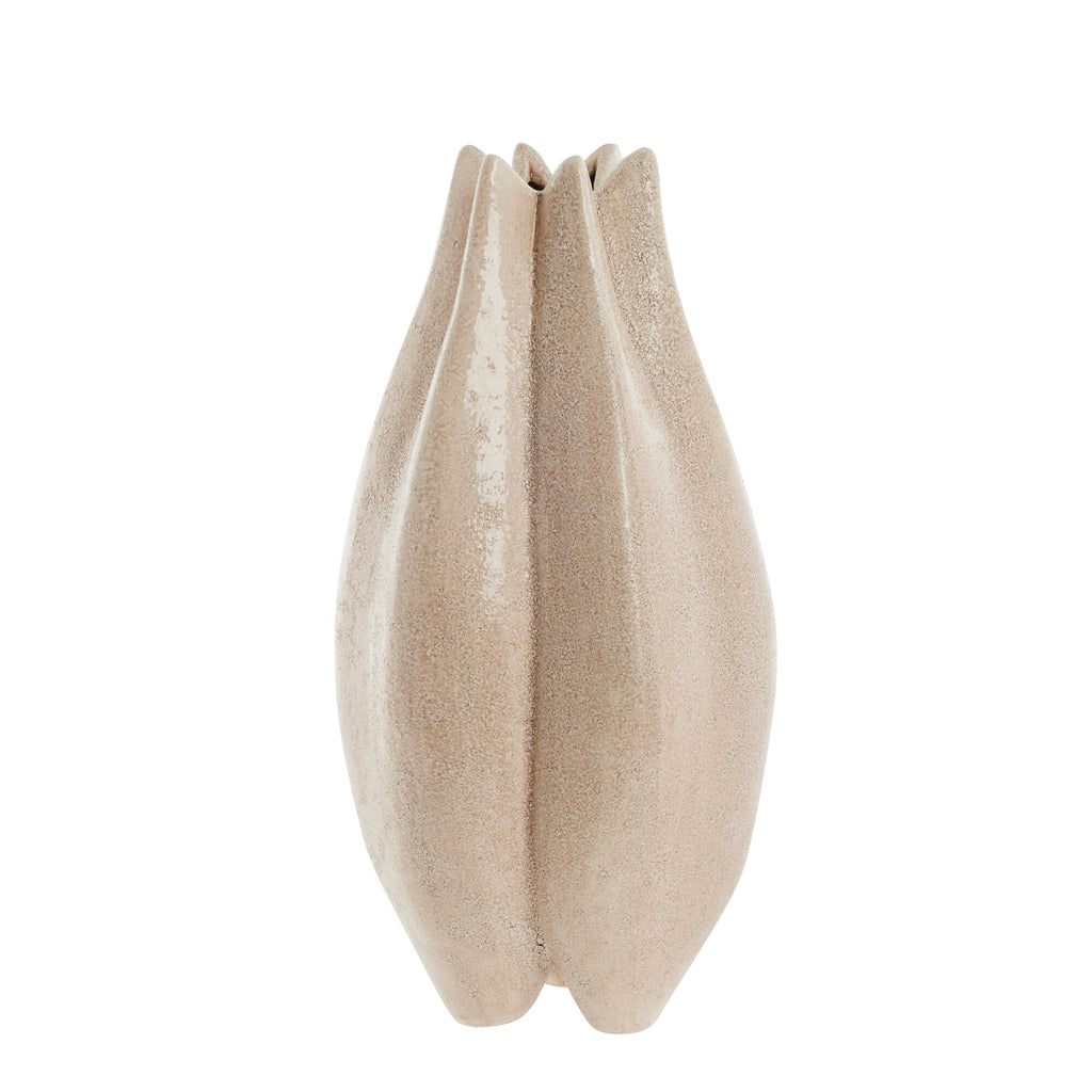 Valona vase H40,5 cm. linned stentøj