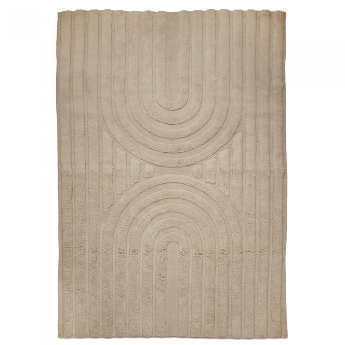 Kurve 170x230 Naturlig Beige