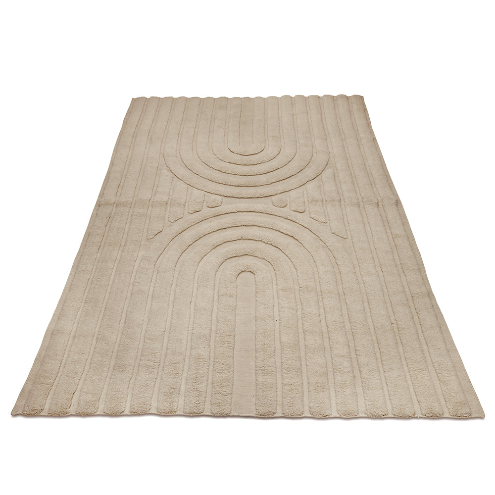 Kurve 170x230 Naturlig Beige