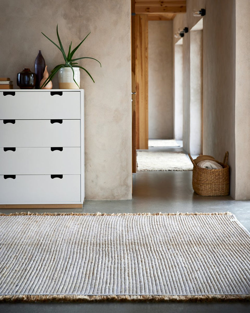 Goa 200x300 Hvid/Jute