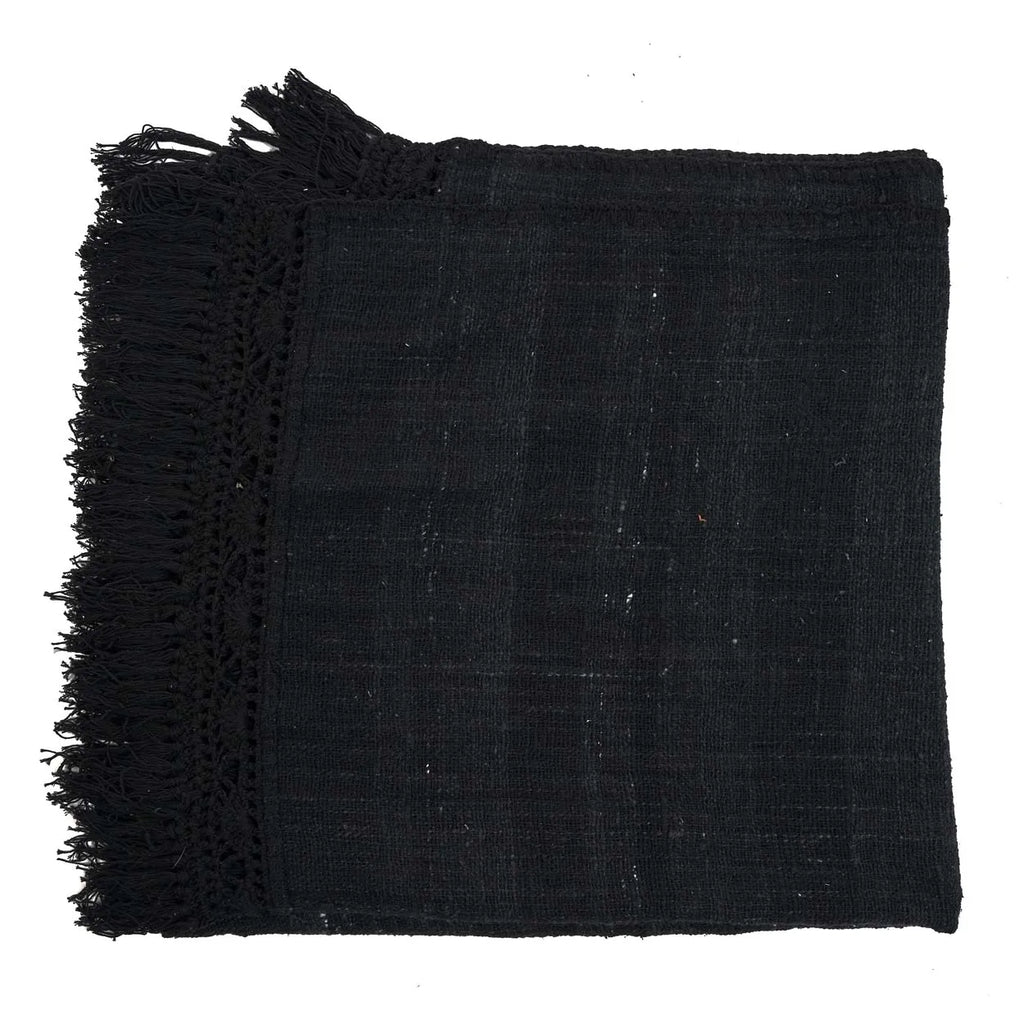 Sigøjner Sengetæppe - Sort 122x260cm
