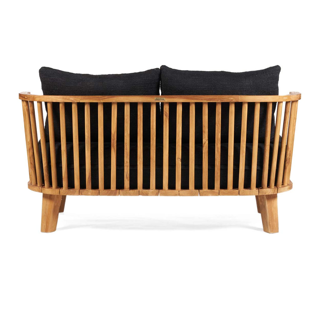 Malawi To-personers Sofa - Naturlig sort