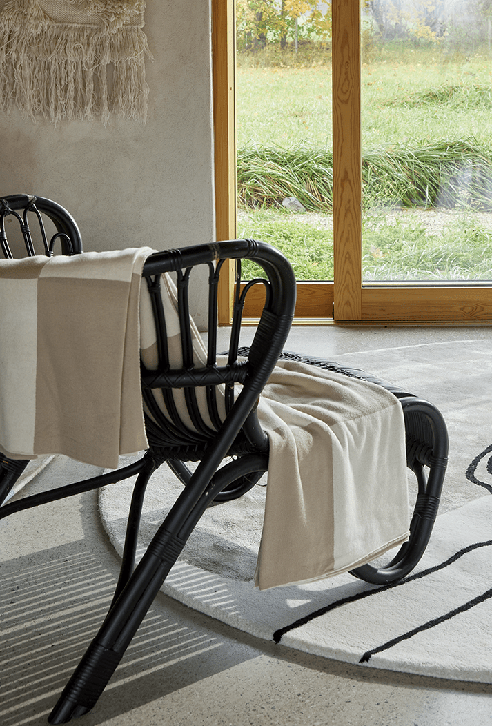 Kast Firkantet Tæppe 130x170cm - Beige