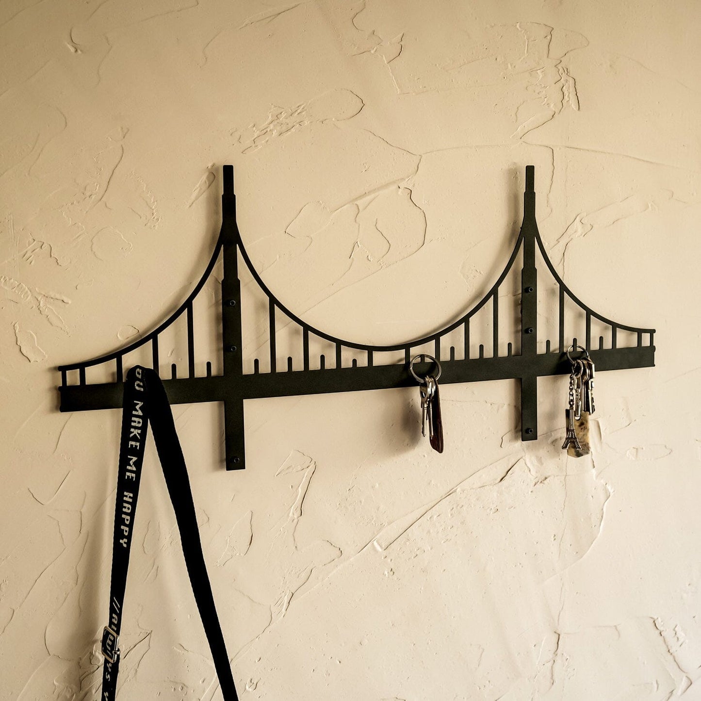Broen Nøgleholder, Metal Vægdekoration, Nordic Unique