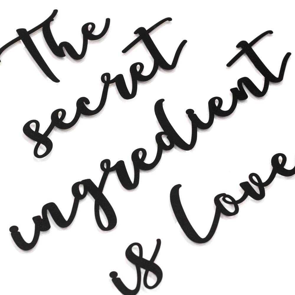 The Secret Ingredient Is Love